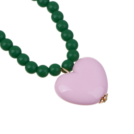 Ожерелье с кулоном, бижутерия, сплав, БЖ-28