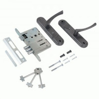 Д-град Зенит ЗВ9-4.2 серебро Замок врезной с/руч (15)