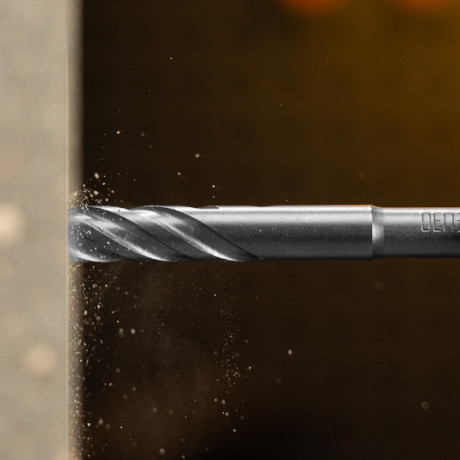 Бур по бетону, цельная крестовая пластина, 12x165 мм, SDS PLUS Denzel