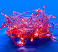 Гирлянда-нить 50LED красный 5м., провод прозр. ULD-S0500-050/DTA RED IP20 Uniel
