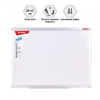 Доска магнитно-маркерная Berlingo &quot;Premium&quot;, 45*60см, алюминиевая рамка, полочка Арт.199143