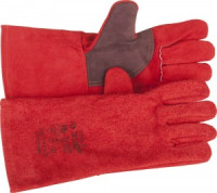 Термостойкие краги ЗУБР &quot;МАСТЕР&quot; для сварки и тяжелых механических работ, спилковые, с подкладкой, 3