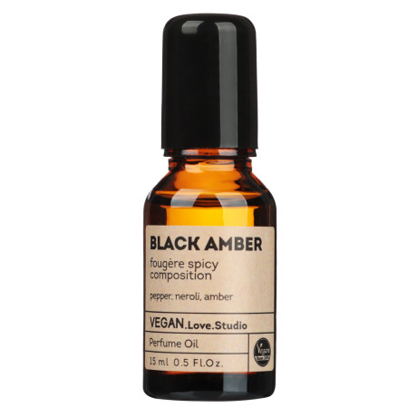 Парфюмерное масло Vegan.Love.Studio, Black Amber, 15 мл