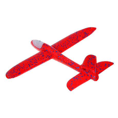 SILAPRO Самолет детский 48х48см, питание 3xLR41, 2LED, полистирол, 5 цветов