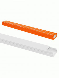 TDM кабель-канал 15х10 белый 2м (в уп.140м, цена за 1м) (140!) (замена 330854) SQ0402-1002