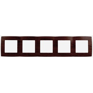 ЭРА 12 рамка СУ 5 мест. венге, 12-5005-10 2497