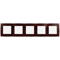 ЭРА 12 рамка СУ 5 мест. венге, 12-5005-10 2497