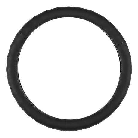 ЕРМАК Оплетка руля, натуральная кожа, цвет черный, размер S