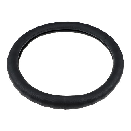 ЕРМАК Оплетка руля, натуральная кожа, цвет черный, размер S