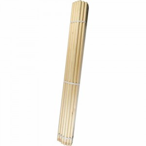 Рукоятка д/швабры (с резьбой) 120см, дерево, прозрачный 411272201 Бытпласт