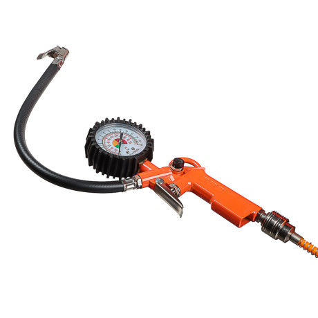 ЕРМАК Компрессор пневматический безмасляный 10л с пистолетом и шлангом 5м