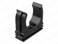 GREENEL крепеж-клипса d32мм для жестк. и гофр. труб ЧЕРНЫЙ (уп.40шт, цена за шт)GE50143-05