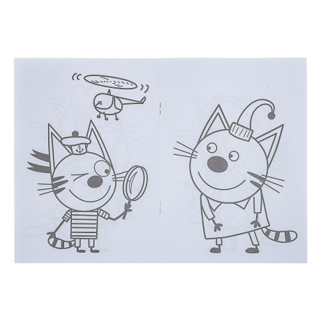 ПРОФ-ПРЕСС Раскраска с мелками, бумага, 16,5х23см, 16 стр, 5 дизайнов