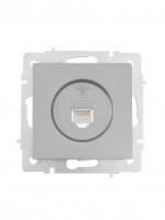 Lezard VESNA мех. роз. телеф СУ 1 мест. платина (RJ11) (корп. ABS) 742-3588-137