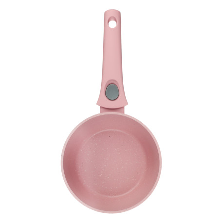 Ковш тм SATOSHI Ботаника 1,3л, d16см, с крышкой, съем. ручка, антиприг. покр. мрамор, инд, 3 цвета