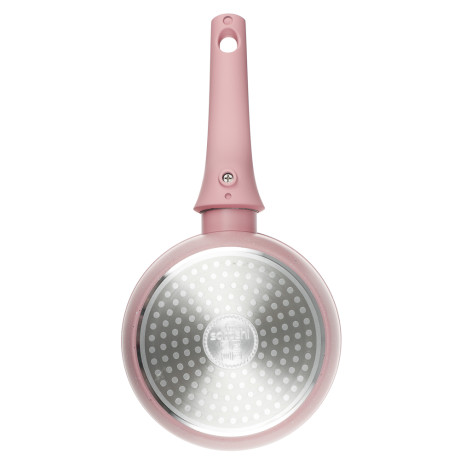 Ковш тм SATOSHI Ботаника 1,3л, d16см, с крышкой, съем. ручка, антиприг. покр. мрамор, инд, 3 цвета