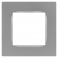 ЭРА 12 рамка СУ 1 мест. Классик, алюминий 12-5201-03