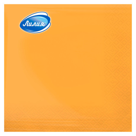 Салфетки бумажные Лилия Желтый/Розовый, 33х33см, 2 слоя, 20л