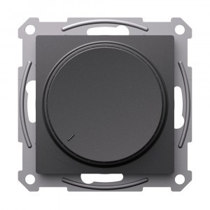 Systeme Electric AtlasDesign мех. диммера пов.-нажим. СУ 1 кл., LED, RC, 400Вт ЛОТОС ATN001423