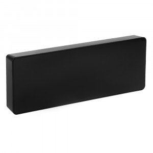 LADECOR CHRONO Будильник электронный, 16x6x2 см, АВС пластик, 3xAАA, оправа цвет черный