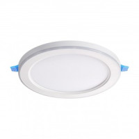 NOVOTECH 359010 SPOT NT23 бел. св-к встр. св/д (три сцен. работы) LED 4К+RGB 12W+4W 100-265V 960lm