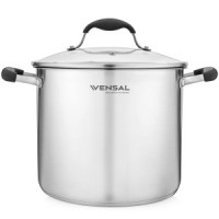 Кастрюля Vensal Belle selection 1529VS с крышкой, 9л, d=24см, нерж.сталь, д/всех плит