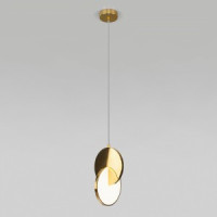 Eurosvet св-к подвесной  LED 503 лм 180х180х1290 металл белый/золотой Lang 50225/1 LED a057336