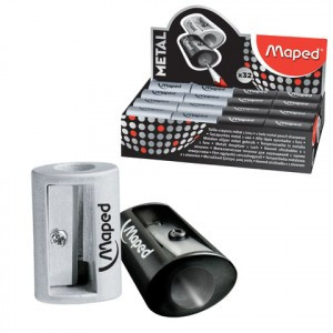 Точилка MAPED "Satellite Metal", без контейнера, металлическая, ассорти, дисплей, 534019 223172