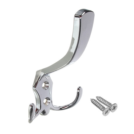 ЕРМАК Крючок 1037 CP, металл, 2 цвета: хром, медь