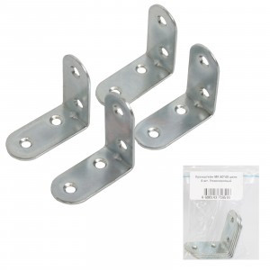 Кронштейн МК 40*40 цинк 4 шт. Инд.упаковка+ШК (цена за 4шт) (125) Кунгур