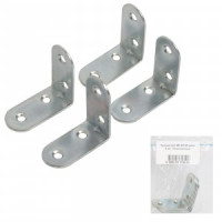 Кронштейн МК 40*40 цинк 4 шт. Инд.упаковка+ШК (цена за 4шт) (125) Кунгур
