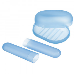 VETTA Набор дорожный (мыльница, футляр для зубной щетки), пластик, 3 цвета