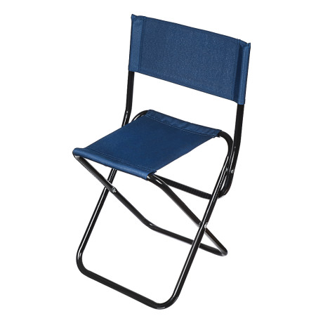 Стул туристический тм РУССО ТУРИСТО, складной со спинкой, до 90кг, 32х34х58см, труба сталь 16х1мм