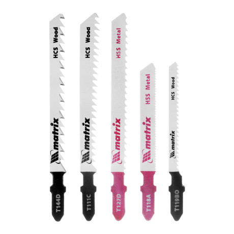 Набор полотен для электролобзика универсальный, 5 шт Matrix Professional