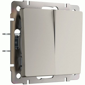 Werkel мех. выкл. СУ 2 кл. 10А проходной (дымчатый) W1222004