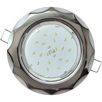 Ecola GX53 H4 св-к &quot;Звезда&quot; Черный-Хром-Серебро 38x116 FL81H4ECB (10!)