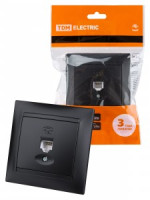 TDM Лама роз. телефонная СУ 1мест. RJ11 графит SQ1815-0615