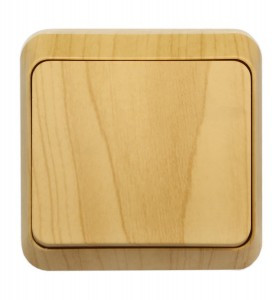 Smartbuy Юпитер выкл. ОУ  1 кл. светлое дерево SBE-03lw-10-SW1-0