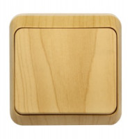 Smartbuy Юпитер выкл. ОУ  1 кл. светлое дерево SBE-03lw-10-SW1-0