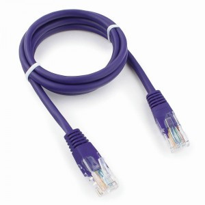 Cablexpert патч-корд UTP cat5e, 1м, литой, многожильный (фиолетовый)