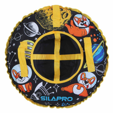 SILAPRO Сноутьюб с сиденьем "Космос", d=65см, оксфорд 600D, резина R13, ПВХ