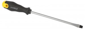 ЭРА отвертка SL 8х200 мм  шлицевая, двухкомпонентная ручка магнитн.наконеч. 55869