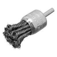 Щетка для дрели, 30 мм, &quot;чашка&quot; со шпилькой, крученая металлическая проволока Matrix