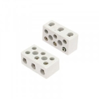 REXANT клемма керамическая винтовая КВ 3х12мм2, 15А (45 шт./уп.) 07-6227