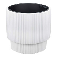 Кашпо СТРИП 40 л со вставкой Белый М3414 х1