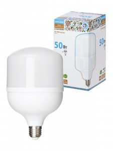 TDM Лампа св/д высокомощ. 50W 6500К 6K E27 230V 125x206мм НАРОДНАЯ SQ0340-1647