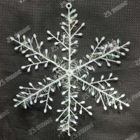 Подвеска Т171 Снежинка3шт 17см пластик (Цена за 10шт) (200)
