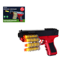 ИГРОЛЕНД Пистолет с мягк.патронами, патрон.лентой "Ночной дозор"ABS,PS,PP,PVC,TRP,21,5х7х16см