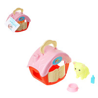 ИГРОЛЕНД Питомец в будке, 6 пр., PVC, PP, 11х8,2х6см