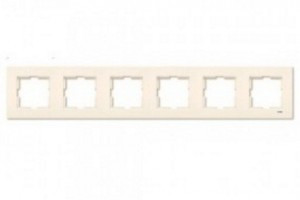 VIKO by Panasonic KARRE рамка 6 мест. крем 90960215